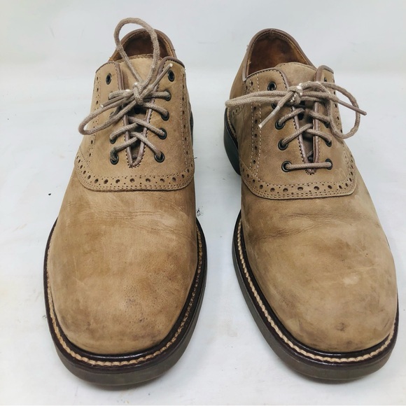 Johnston & Murphy Nubuck Oxford Derbys Italy - Picture 4 of 10